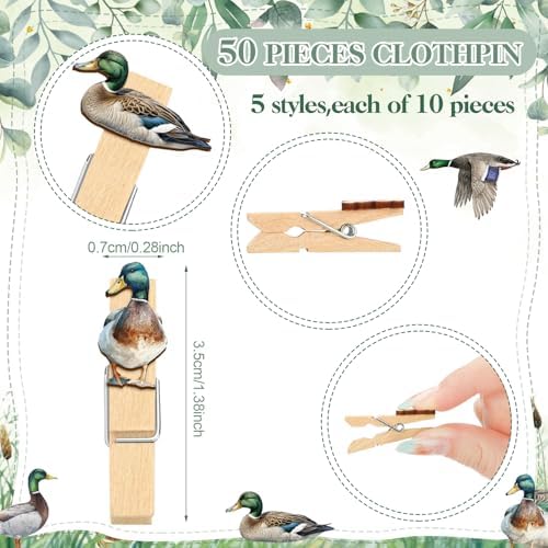 Patelai 321 Pcs Baby Shower Games Supplies, Mallard Duck - Image 4