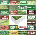 24 Designs Football Photo Booth Props Double Sided, Party Supply by Beeveer
