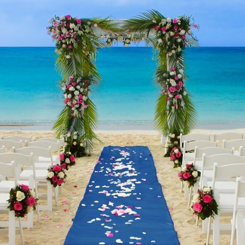 Royal Blue Carpet Runner for Party, Premium 160 GSM Felt Non-Woven Fabric Runway Rug for Party Wedding & Special Events,Rolled Package Without Creases (Royal Blue, 3X15 ft) - Image 7