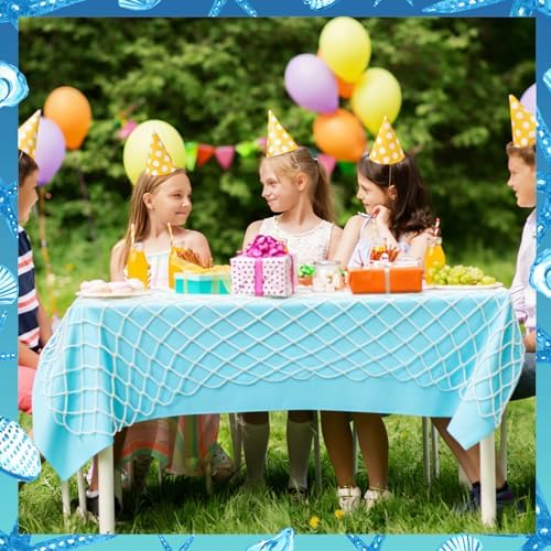 8 Pcs Fish Net Decorative and Tablecloth Set - Image 5