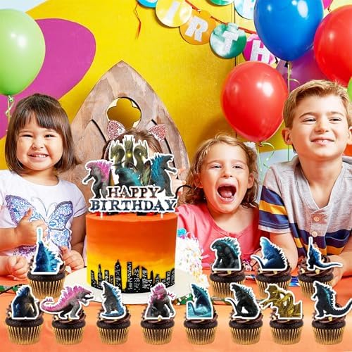 13PCS Cake Toppers, Cupcake Toppers Happy Birthday Cake Topper Set Party Supplies Party Decorations. (Decor 8) - Image 7