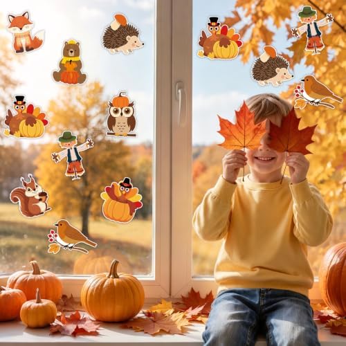 54Pcs Fall Bulletin Board Decorations, Thanksgiving Cutouts Classroom Decor - Image 6