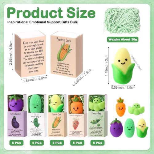 25 Sets Vegetable Positive Gifts Inspirational Party Favors - Image 2