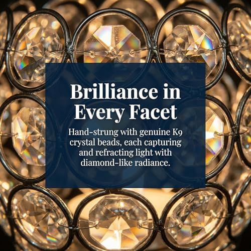 Crystal Candle Holders 4 Set of 12 - Sliver Vintage Hollow Ball Candle Stand for Table Centerpiece, Crystal Metal Tealight Candlestick for Wedding, Dining Room Decor - Image 5