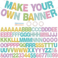 BEISHIDA Glitter Macaron 116 PCS A-Z DIY Letter Custom Banner Party Decor by Beishida