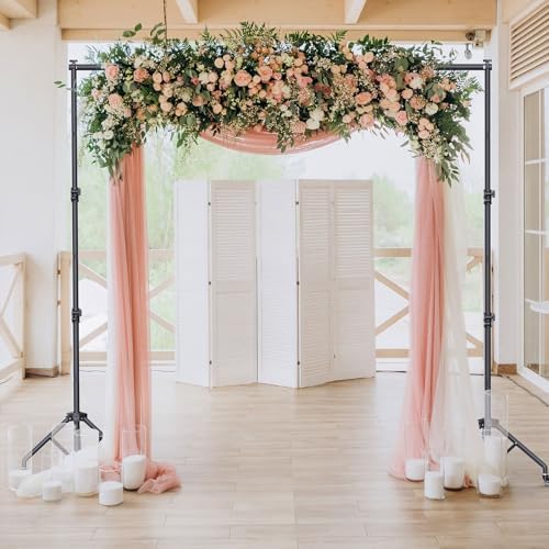 Backdrop Stand with Wheels 10x7.5Ft (WxH), Photo Backdrop Stand Easy to Move,Heavy Duty Back Drop Adjustable Stand for Parties,Banner Stand Photography and Video Studios - Image 7