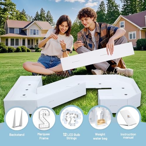 4FT Light Up Marquee Number 2- Large Foam Board Mosaic Kit - Image 2