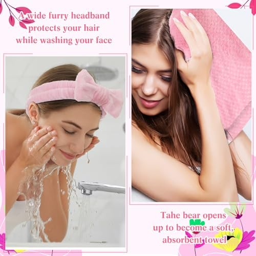 6 Set Spa Gifts for Women Bulk Sleepover Party Favors, Pink - Image 6