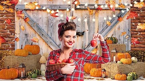 YYNXSY Fall Thanksgiving Backdrop Autumn Pumpkin Harvest 7X5FT YY-2515 - Image 5