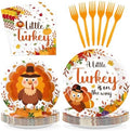 96Pcs Thanksgiving Baby Shower Party Decoration, Serves 24 by Grencian