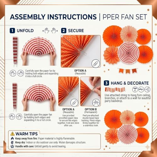 Thanksgiving and Friendsgiving Party Decorations Set, Autumn Fall Harvest Decor Supplies with Festive Banners, Hanging Swirls and Seasonal Ornaments for Home Celebration - Image 7