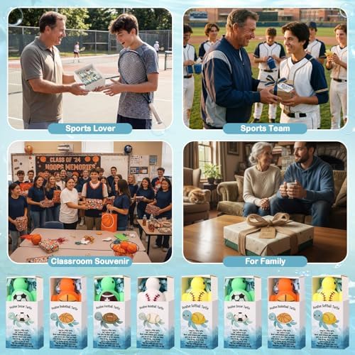 25 Sets Sportball Gifts Sport Team Christmas Party Favors - Image 6