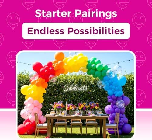 Bezente Assorted Rainbow Giant Latex Round Balloons 36 Inch 8 Pack - Image 5
