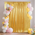 SquarePie 20x10ft Gold Sequin Backdrop, High Density Non-Transparent Glitter Curtain for Photography, Birthday, Wedding Party Decorations, Thick Solid Background with 4" Rod Pocket, 1 Panel by SquarePie
