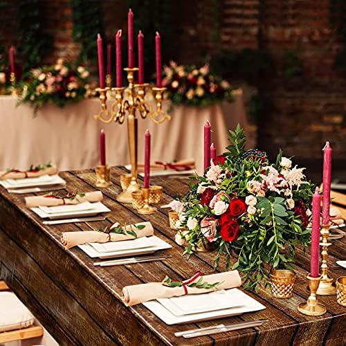 Irenare 3 Pcs Brown Wood Grain Western Tablecloth Plastic - Image 5