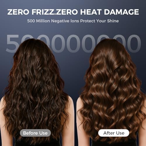 Infrared Hair Dryer for Women & Men, 160000 RPM Low Noise Blow Dryer, Professional Negative Ions Frizz Control & No Heat Damage, Brushless Motor Fast Drying for Home Travel Salon - Image 4