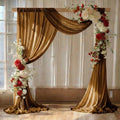 Pack of 1 Wedding Arch Drape Panel Fabric 30" x 50ft - Mocha by MDS