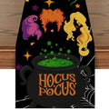 Halloween Table Runner, Halloween Hocus Pocus Three Sisters Table Runner by Unknown