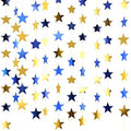 Patelai 130 ft Star Garland Banner Decor,Blue, Gold by Patelai