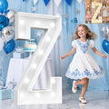 Pooqla 4 FT Marquee Letters, Light Up Letter Z, Cool White and Warm White by Pooqla