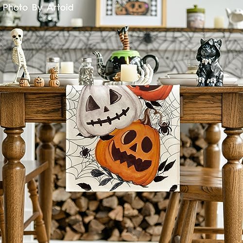 Artoid Mode 210 GSM Halloween Table Runner Home Party Decor 13x60 Inch - Image 2