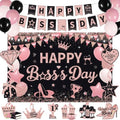 Rose Gold Happy Boss’s Day Party Decorations for Boss Lady by Greencian