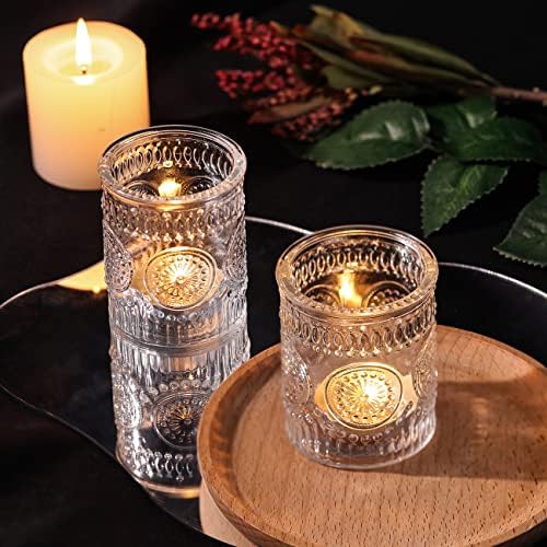 Clear Votive Candle Holders Set of 48- Glass Tealight Candle Holders Bulk - Image 5
