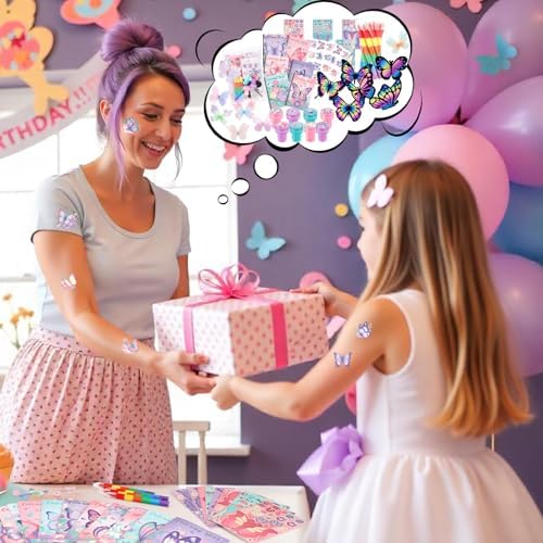BenLouis 96Pcs Butterfly Fairy Coloring Set for Kids Party Favors - Image 7