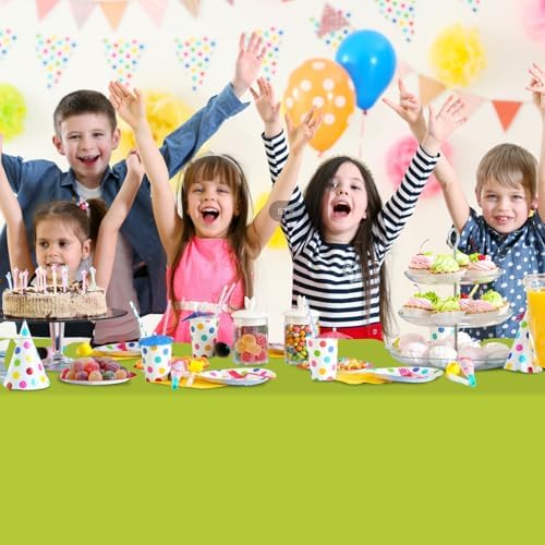 12 Pack Monster Plastic Tablecloth for Rectangle Tables, Blue Green Purple Disposable Table Cover, Rectangle Table Cloth for Birthday Monster University Party Supplies Decorations, 54 x 108 Inch - Image 6