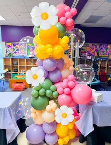 Daisy Balloon Arch Garland Kit, 152 Pcs WildFlower Balloon Arch - Image 5