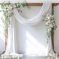 Wedding Arch Draping Fabric Sheer Chiffon Curtain Drape Wedding Party Decor by Socomi