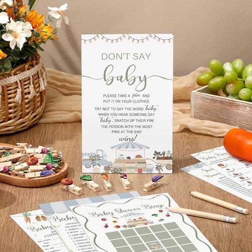 Patelai 321 Pcs Baby Shower Games Supplies, Locally Grown - Image 5
