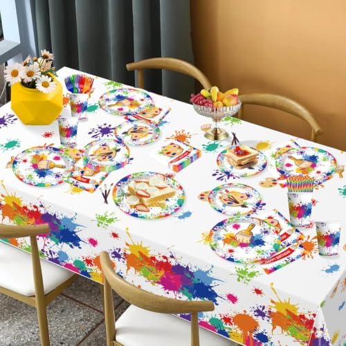 212pcs Paint Party Decorations for Art Lovers, Serves 25 - Image 6