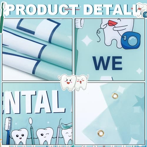 Smoothnovelty 3 Pcs Blue Dental Assistant Banner - Image 4