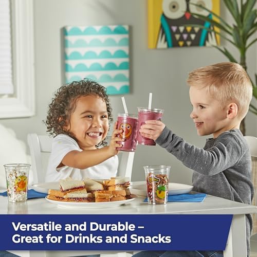 Hefty Zoo Pals Disposable Kids Cups, 10oz, 25ct - Image 5
