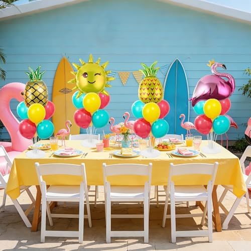 Naozinebi 4 Sets Tropical Birthday Party Balloons Stand Kit Party Decor - Image 6