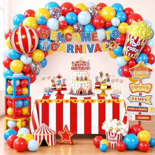 Carnival Theme Party Decorations, All-in-One Circus Party Decorations - Image 7