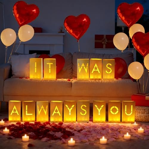 It was Always You Decorations, Luminary Paper Bags - Image 6