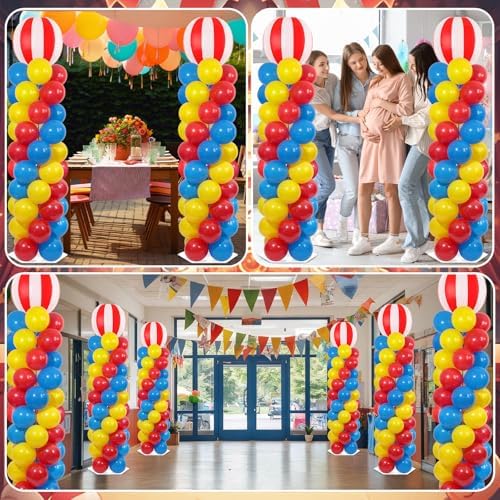 2 Sets Carnival Circus Balloon Column Stand Kit Adjustable Balloon Decor - Image 6