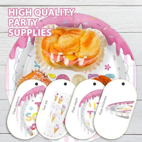 96Pcs Twins Baby Shower Party Decorations for Twins Girls Boys, Serves 24 - Image 6