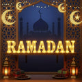 Honoson 7 Pcs Ramadan Eid Decoration Ramadan LED Lights Sign by Honoson