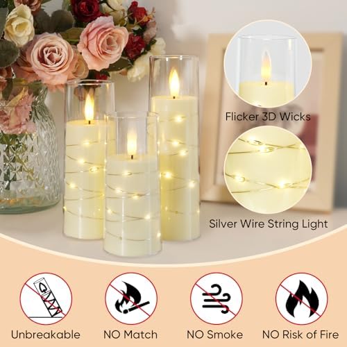 Raycare 7 Pack Flameless Battery Operated Pillar Candles with Remote Timer - Image 5