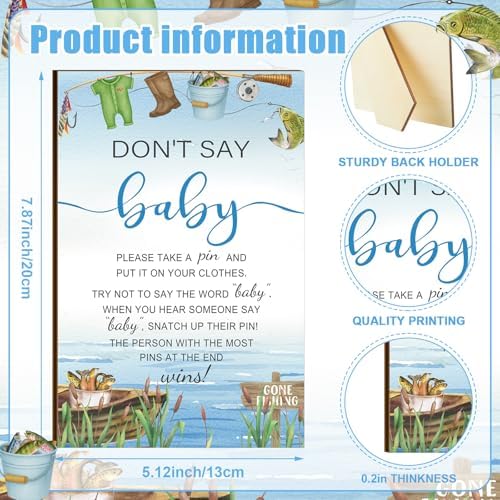 Patelai 321 Pcs Baby Shower Games Supplies, Fishing - Image 3