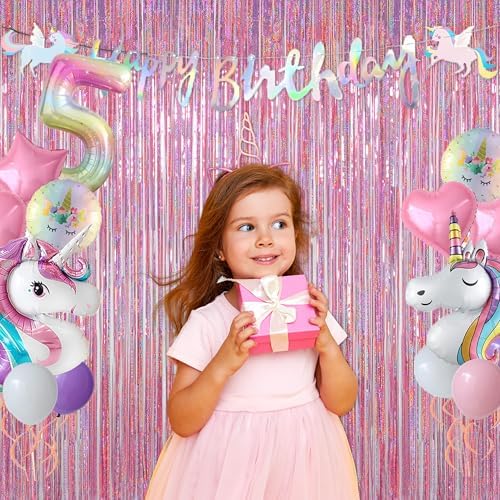 Melsan Pink Tinsel Backdrop for Birthday, 2 Pack 3.2ft x 8ft - Image 5