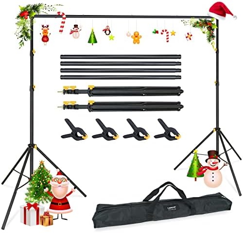 LINCO Lincostore Backdrop Stand Kit 10x6.5ft for Photography 4171 by LINCO