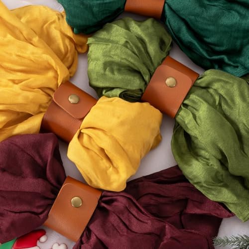 DeZerlor Christmas Party Cheesecloth Napkins Set of 20 for Wedding Party - Image 4