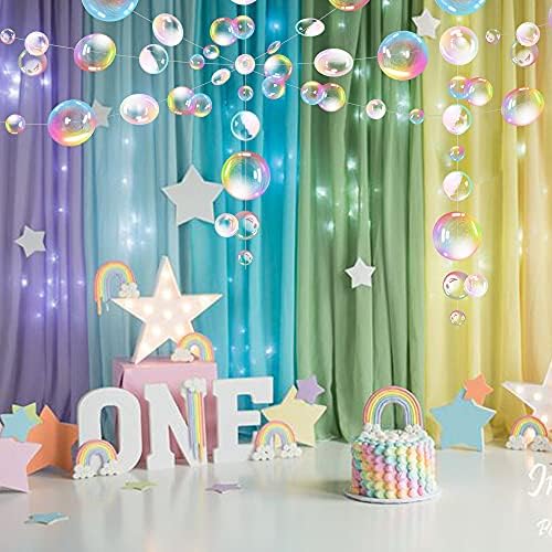 Transparent Bubble Garland Party Streamers Mermaid Party Decoration,Colored - Image 5