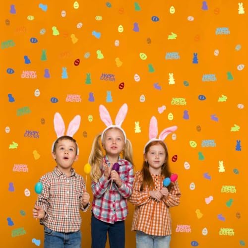 Easter Confetti Bunny Rabbit Egg Chicken Shape Table Scatters Confetti for Easter Decorations Birthday Party Bunny Party Sets - Image 7