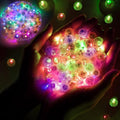 100pcs Flash Colorful Balloon Lights Mini LED Lights Round Long Standby Time Ball Lamps for Birthday Party Christmas Halloween Decoration Rainbow Waterproof Plastic by chzk