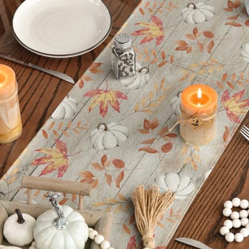 Artoid Mode 210 GSM Fall Table Runner Home Party Decor 13x60 Inch - Image 4